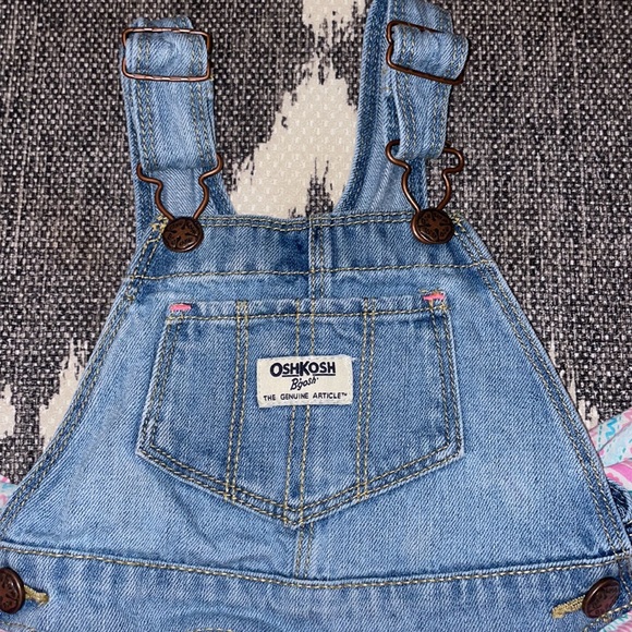 🦚OshKosh denim overall dress - Picture 3 of 5